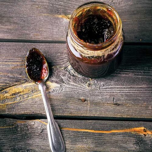 Strawberry-Aronia-Rhubarb Refrigerator Jam Recipe
